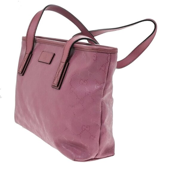 GUCCI Logo Imprime GG Pattern Shoulder Bag PVC Leather Pink GHW Italy 31YH147 - Picture 14 of 16